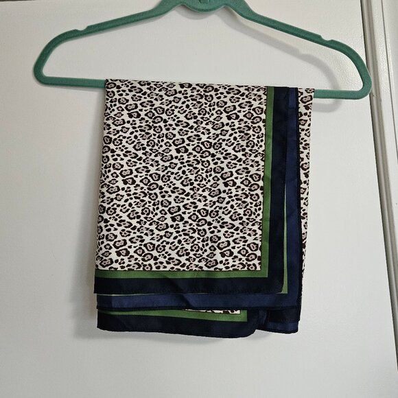Banana Republic Animal Print Silk Scarf - Picture 1 of 3